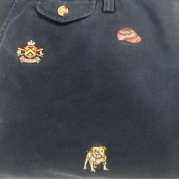 Polo Ralph Lauren “Club” embroidered twill chinos in size 38x32 - Picture 3 of 9